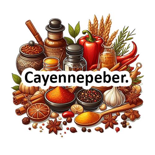 Cayennepeber og Kryddersamling