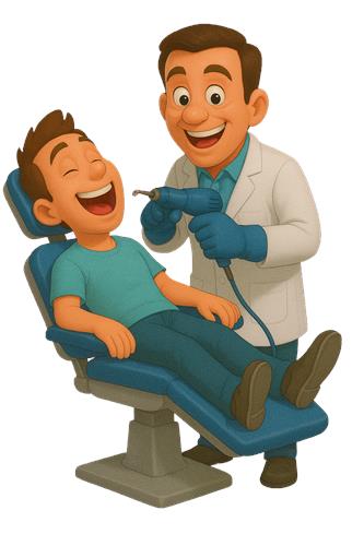 Tandlægebehandling med et smil