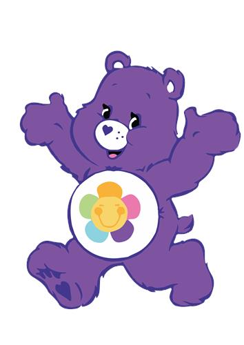 Lilla Bamse med Farverig Mave