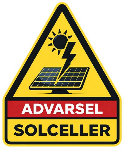 Advarsel om Solceller