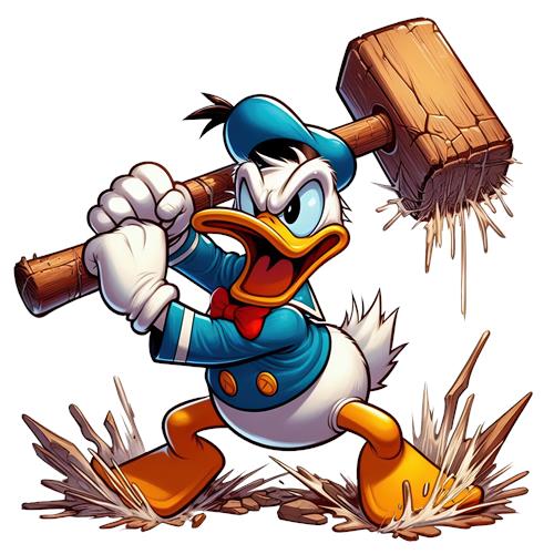 Donald Duck med Hammer