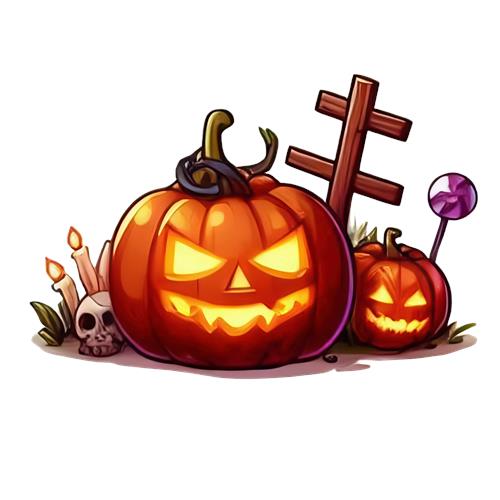 Halloween Græskar med Lys