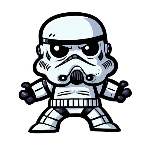 Kawaii Stormtrooper Karakter