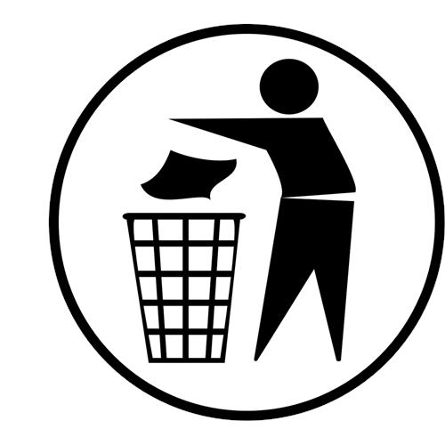 Affaldsindsamling Symbol